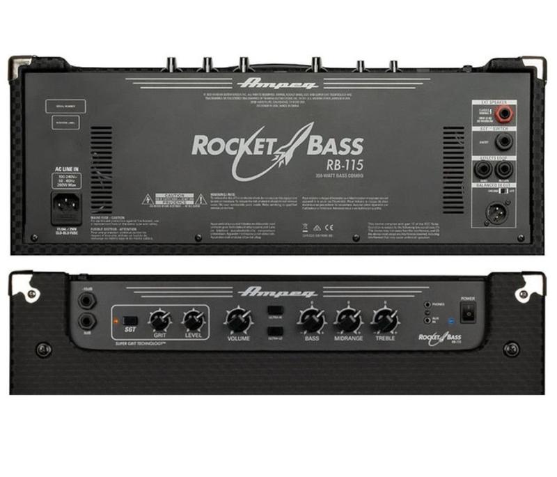 ampeg rb-115 rocket bass アンプ 15インチ 200w Cubo ampeg baixo rocket bass rb115 eq-3b - 200w bivolt